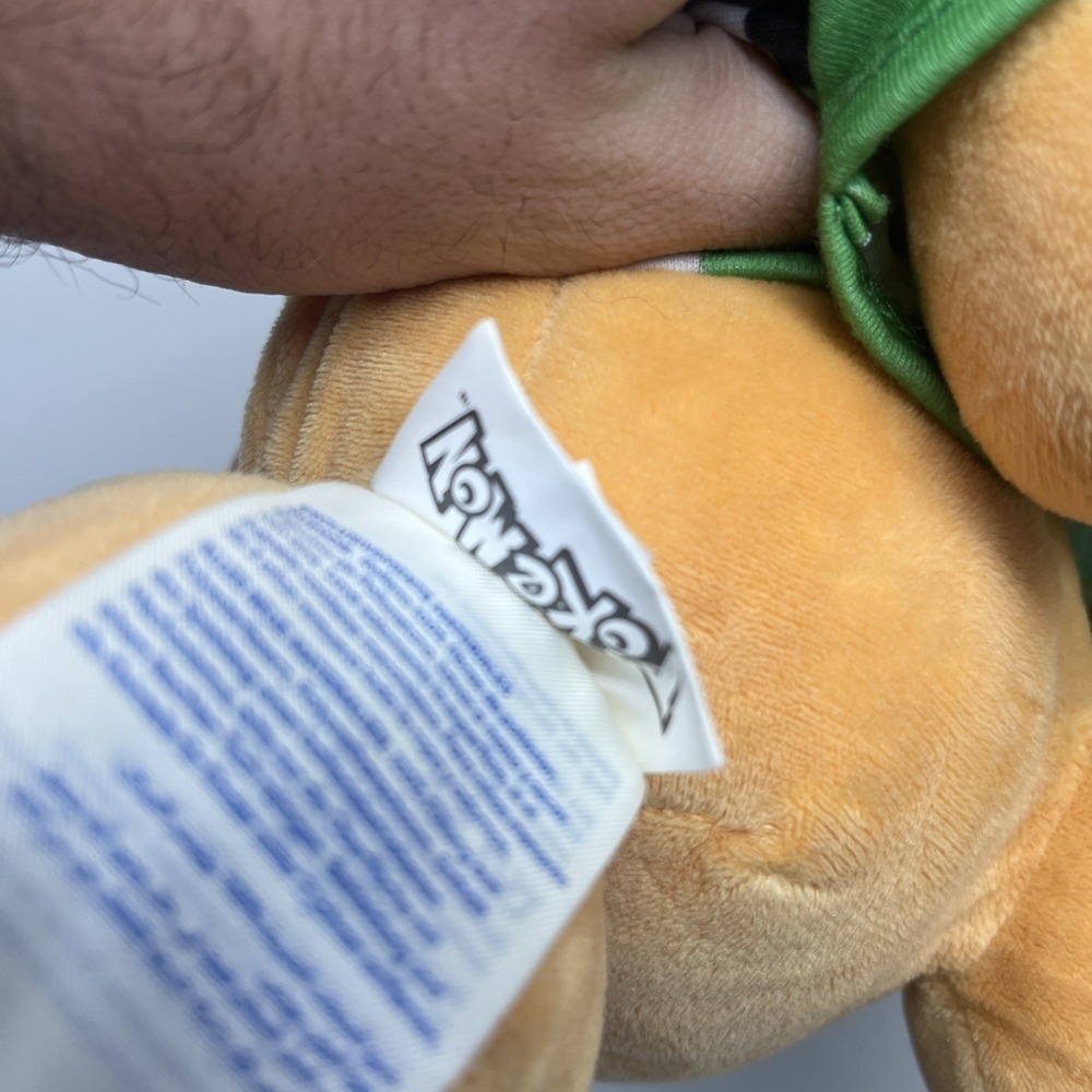 Build a Bear Pokemon Teddiursa 16" Plush W/ Green Hoodie Outfit Teddy - Picture 9 of 10